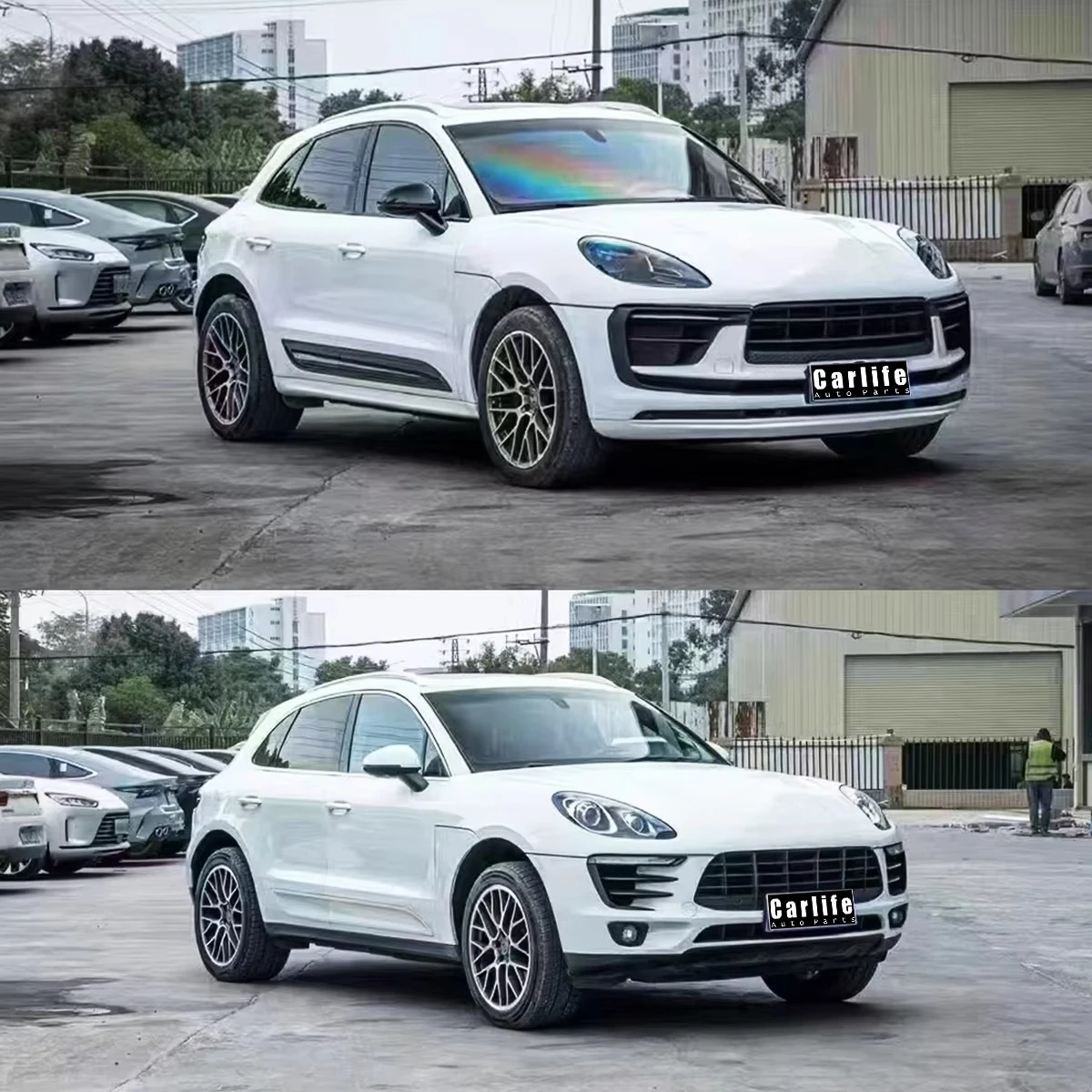 New Design Car Bumpers Bodykit for Porshe Macan 95B.1 2014-2018 Change to 95B.3 2025 Facelift.