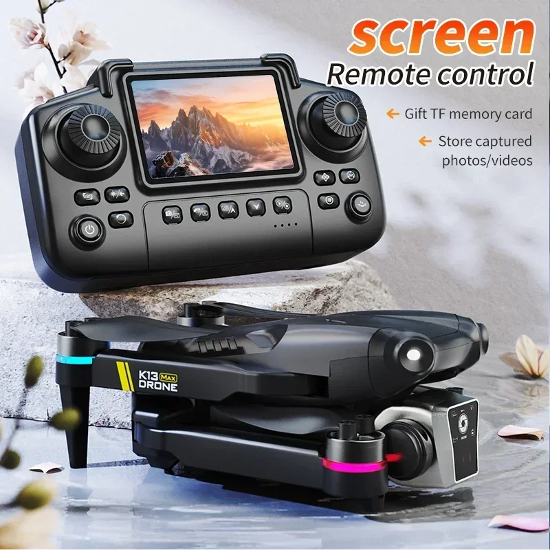 Screen RC Drone 5G Profesional 8k HD Camera WIFI Obstacle Avoidance Aerial Photography Optical flow Foldable Quadcopter Toy Gift