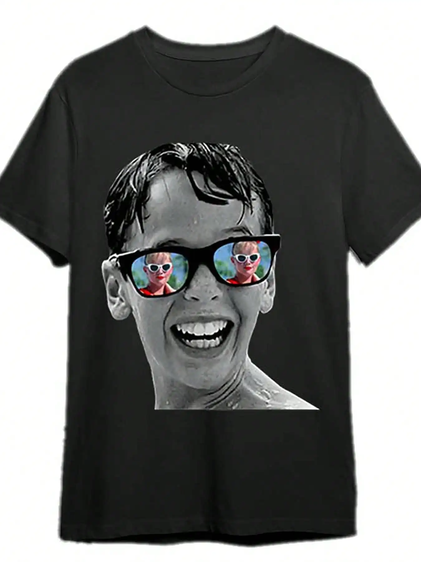 

SQUINTS - Sandlot - T-Shirt 334524 Funny Men'S Short Sleeve Graphic T-Shirt Collection Black PR