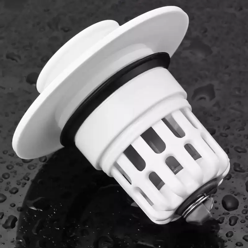 1Pcs Waschbecken Abtropffläche Springenden Kern Filter Badezimmer Waschbecken Stecker Ablauf Filter Für Schnell Dichtung Und Wasser Ablassen