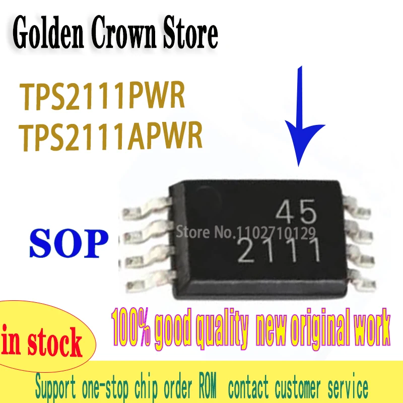 5pcs/lot New original TPS2111PWR 2111/TPS2111APWR 2111A TSSOP-8 Electronic Component