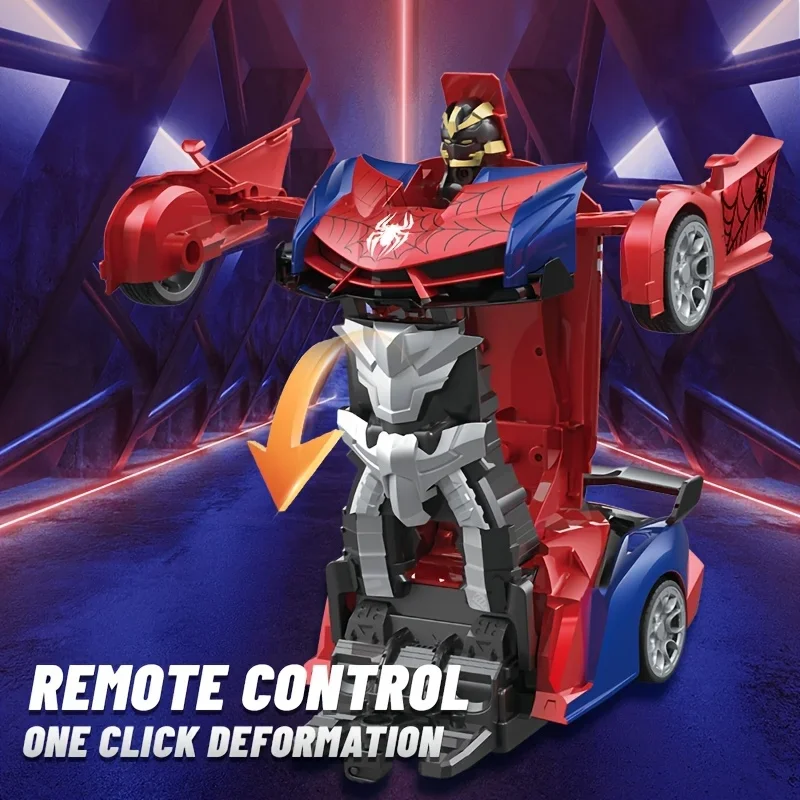 Electric RC Car 2 In 1 Transformation Robots Sports Vehicle Model Robots Boys Toys Remote Cool RC Deformation Cars Kid Toy Gifts