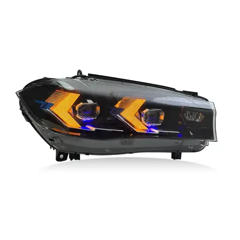 Car LED Headlight Light Assemblies For BMW X5 X6 F15 F16 2014-2018 Auto Fog DRL Brake Turn Signal Lamp Plug And Play