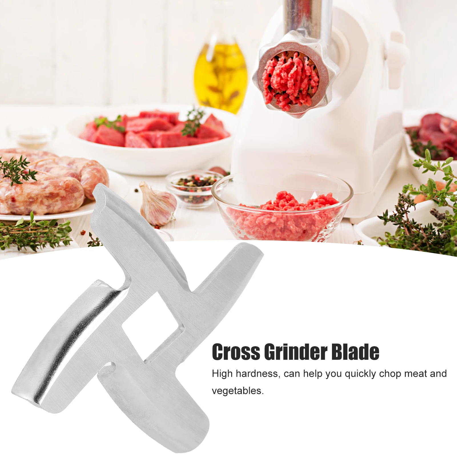 Meat Grinder Blade Food Grinding Plate Disc Attachment Part for Electric Meat Mincer Meat Grinder Blade Meat Grinder Plate