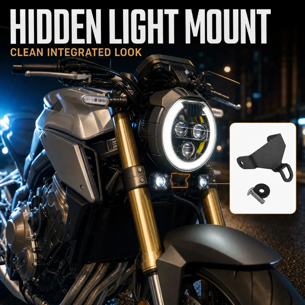 FOR Honda CB650R CB 650R CB650 R Motorcycle Accessories CB650 F150S Fog Lights Spotlight  Bracket Auxiliary Light Driving Lamp