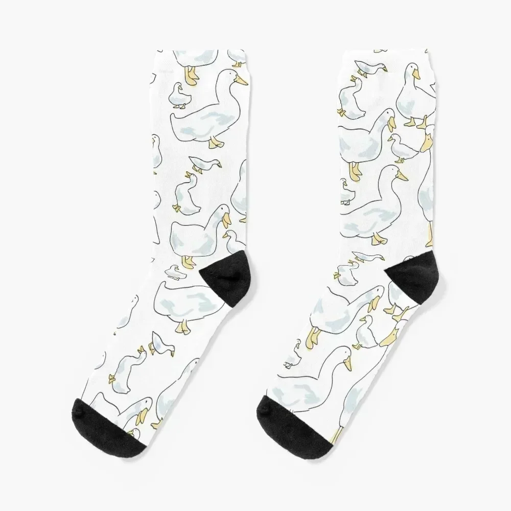 

Cute Duckssss Socks crazy basketball valentine gift ideas custom Socks Female Men's