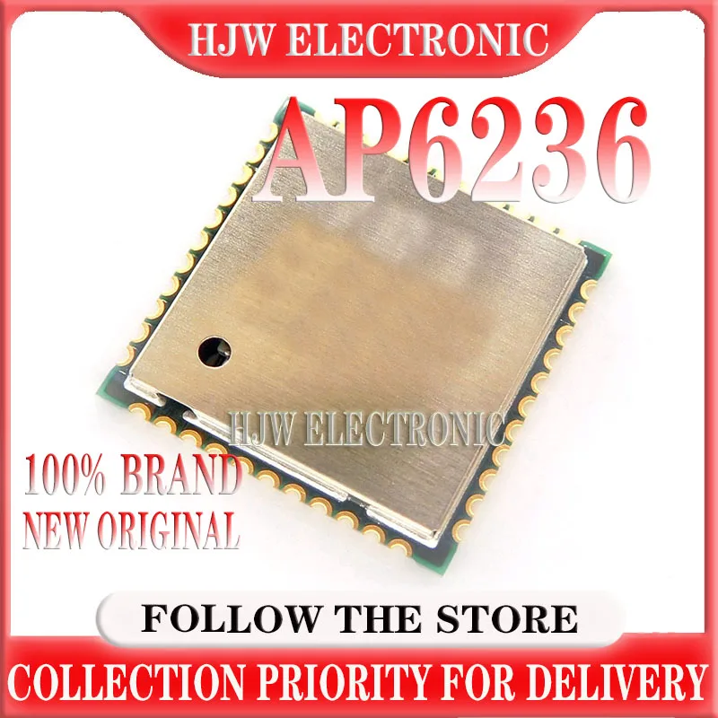 

10-100PCS 100% New Original AP6236 sdio wifi module QFN-44 2.4G Wireless WiFi+BT4.2 Module