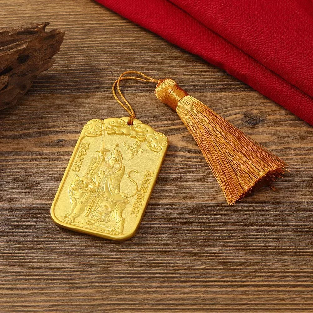 New style, Zu Tianshi Zhang Daoling, Tianshi blessing, imperial token, creative alloy geomantic pendant token