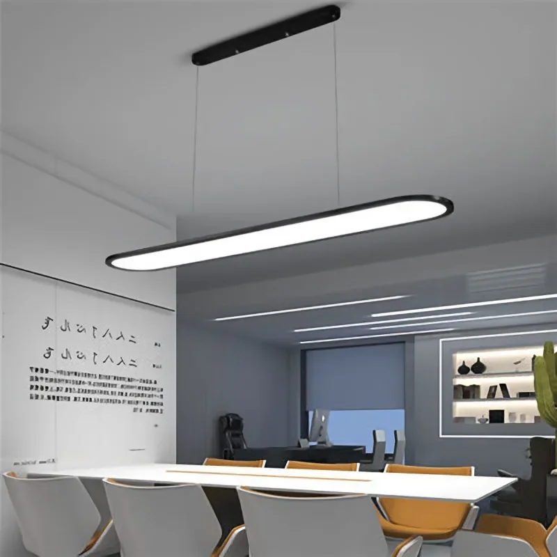 Modern Minimalista LED Pendant Lights, Black Chandelier, Iluminação para mesa de cozinha, Sala de jantar, Suspensão Design, Lusters Fixture