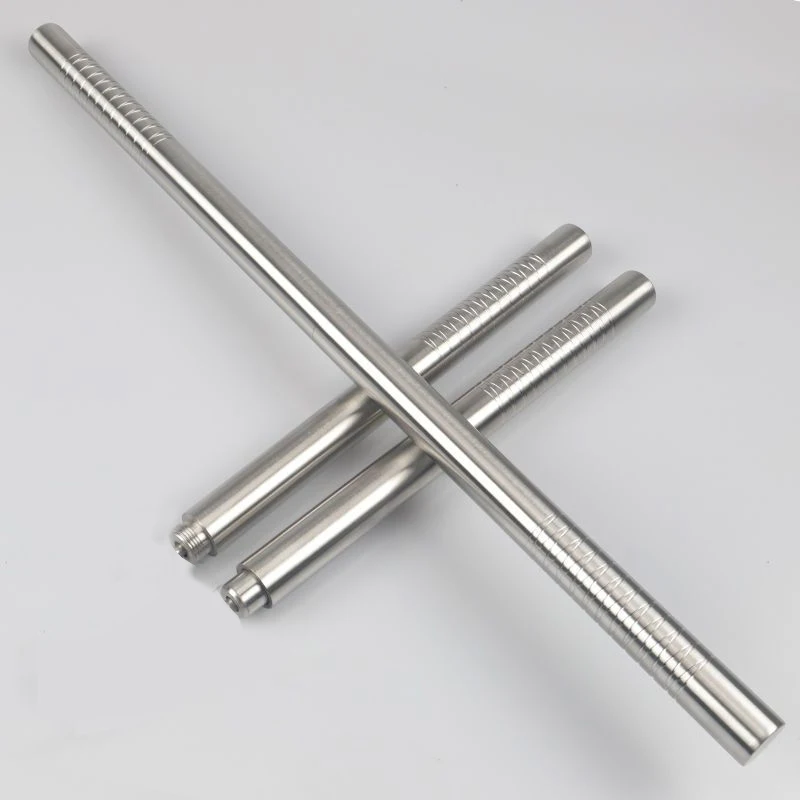 Strumento per rompere il finestrino dell'auto con bastone corto impiombato in acciaio inossidabile EDC da 58 cm per esterni