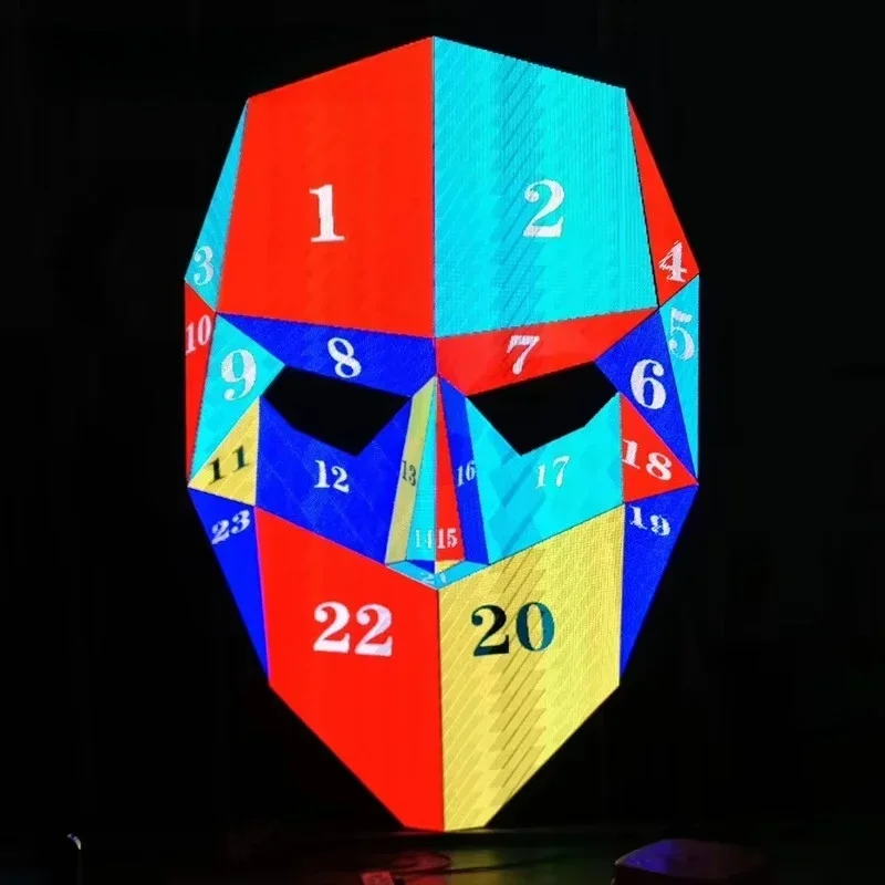Indoor Model High Brush Dynamic naked eye 3D Mask Screen Modeling Light Emitting Diode Screen