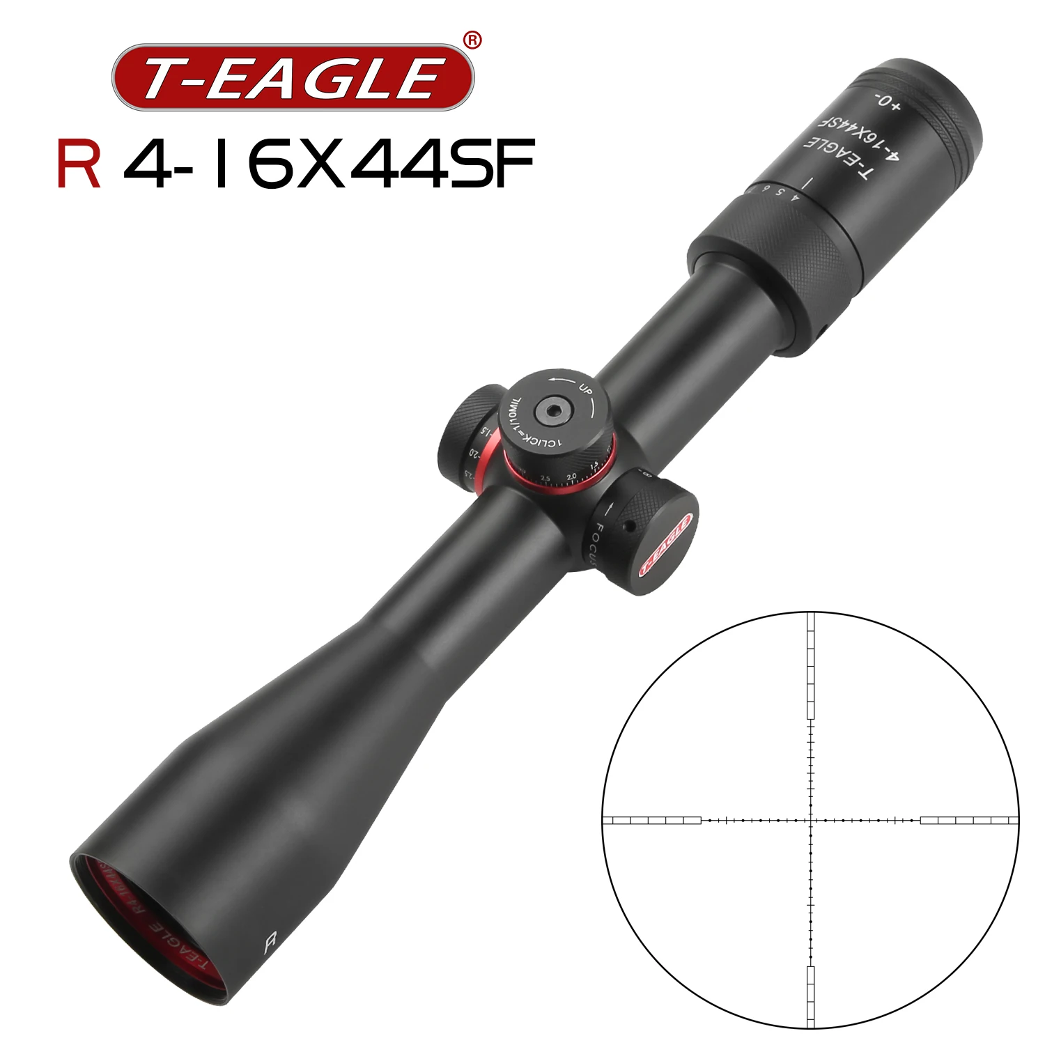 T-EAGLE Rifle Scopes R 4-16x44 SF Tactical Riflescope Hunting Spotting Airsoft Guns Sight Optical Collimator 30mm Tube