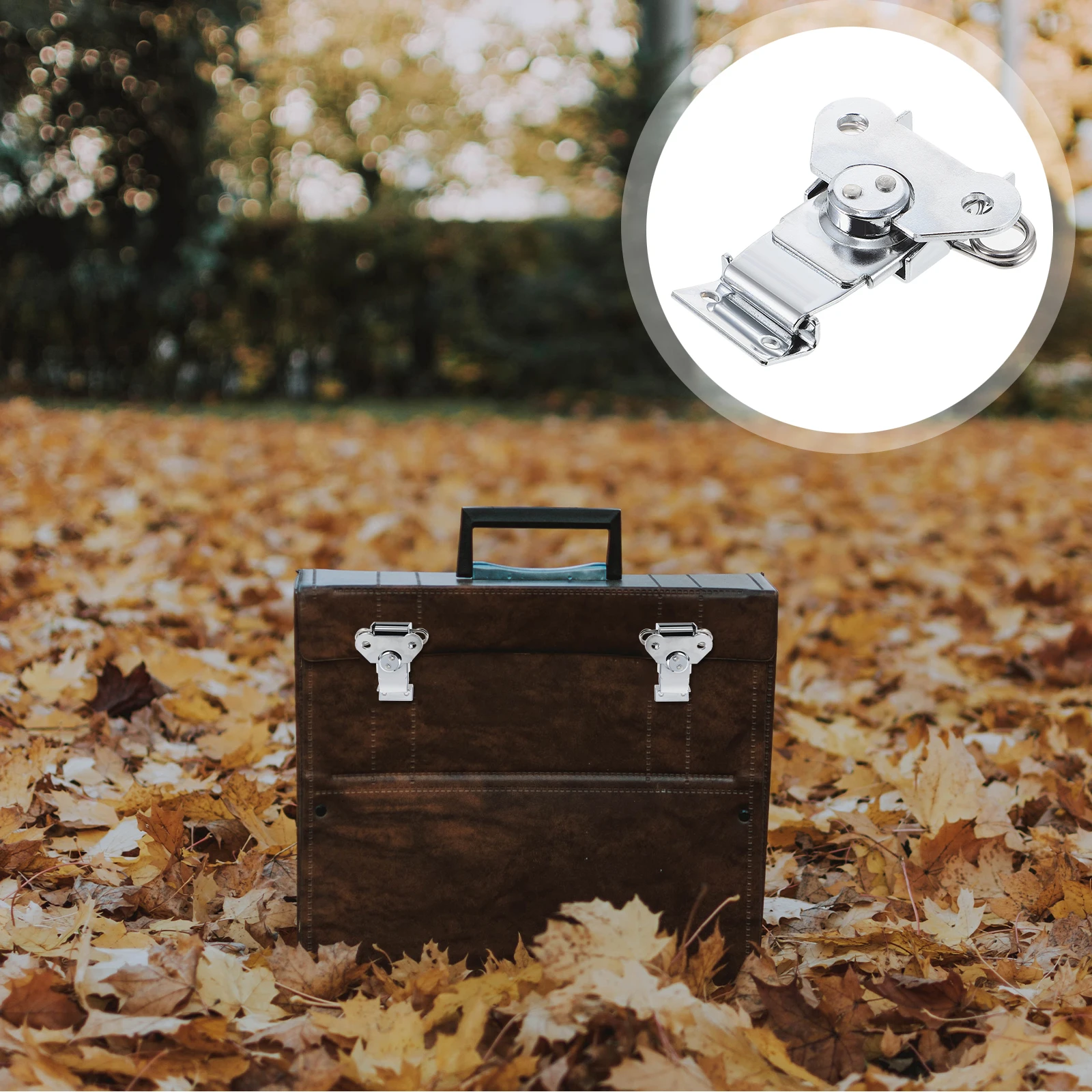 

3Pcs Stylish Stainless Steel Butterflies Locks Fine Craftsmanship Easy Install for Wood Box Butterflies Latches