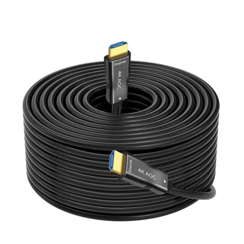 Fiber Optic 4K 60HZ HDMI Cable UHD ARC For TV Box/Fire Stick PS5 Ultra High Speed Laptop PC Xbox Video Cord 20M 30M 50M 60M 100M