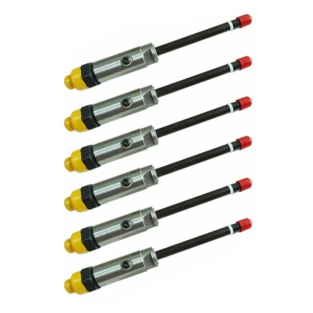 6 Pack Brand New Fuel Injector Pencil Nozzle 7W-7032 7W7032 0R3424, 0R1747 Fit Caterpillar 8A D8N 57H 3406 3406B 3406C 3412