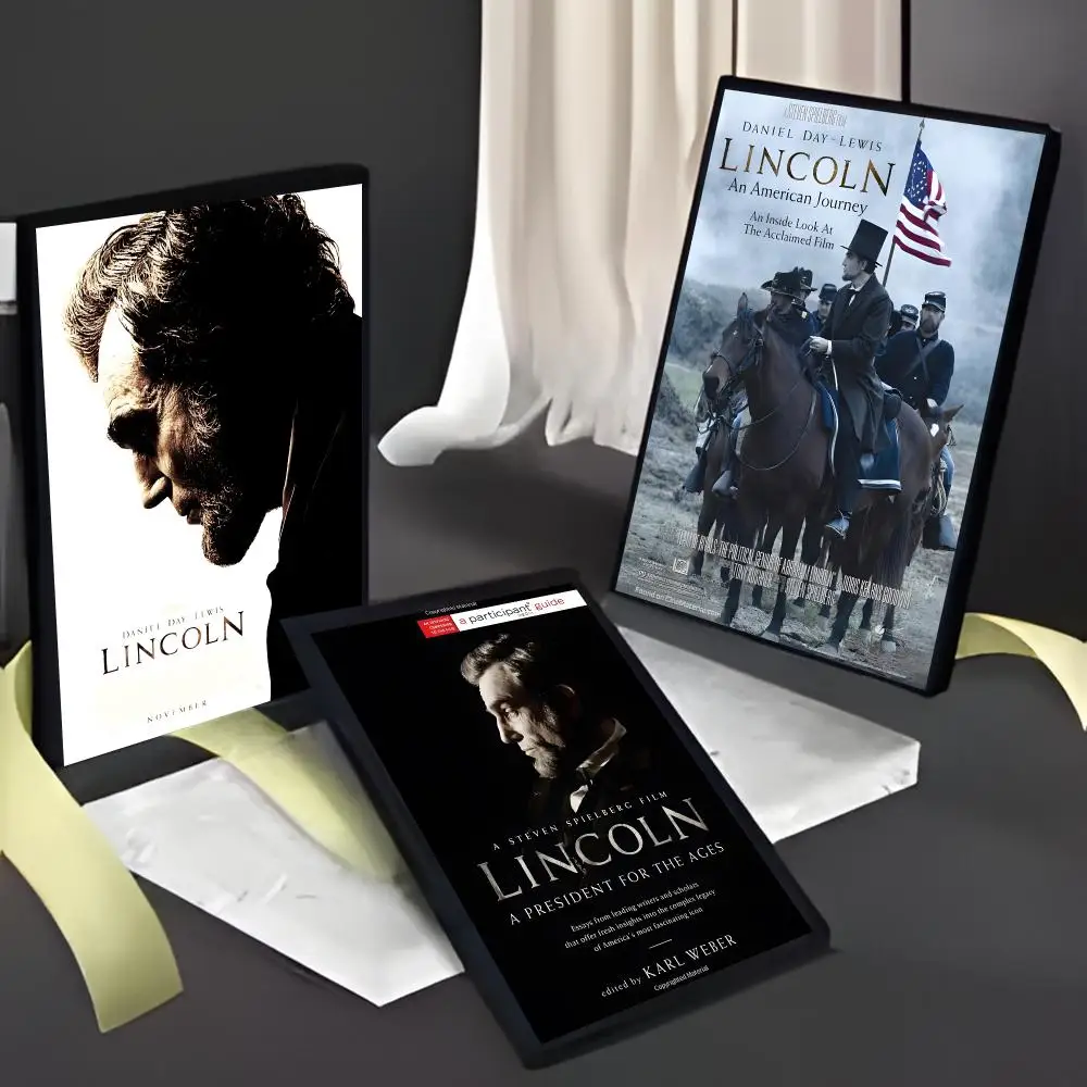 Historical Figure Lincoln Poster American Film Mural Home Childrens Room Wall Decor Print