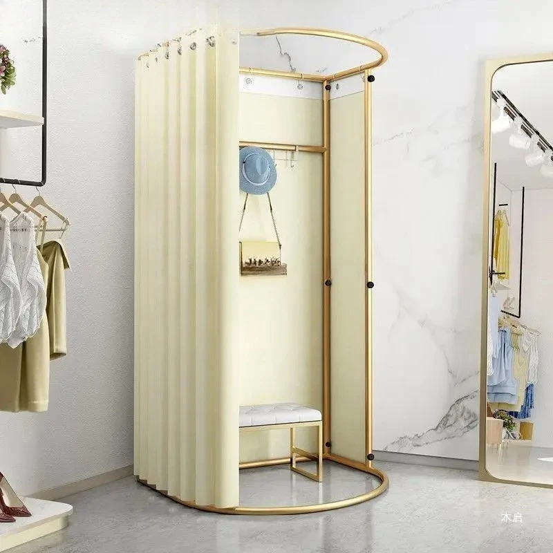 A Shopping mall mobile fitting room floor-to-ceiling portable foldable simple changing room