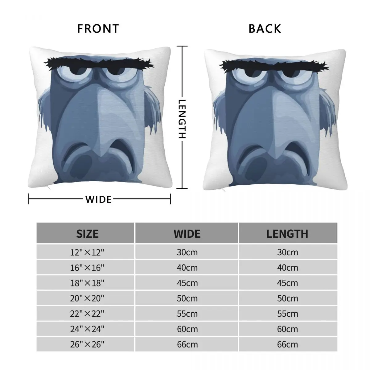 Uncle Sam The Eagle Square Pillowcase Polyester Linen Velvet Printed Zip Decor Pillow Case Sofa Seater Cushion Cover 18