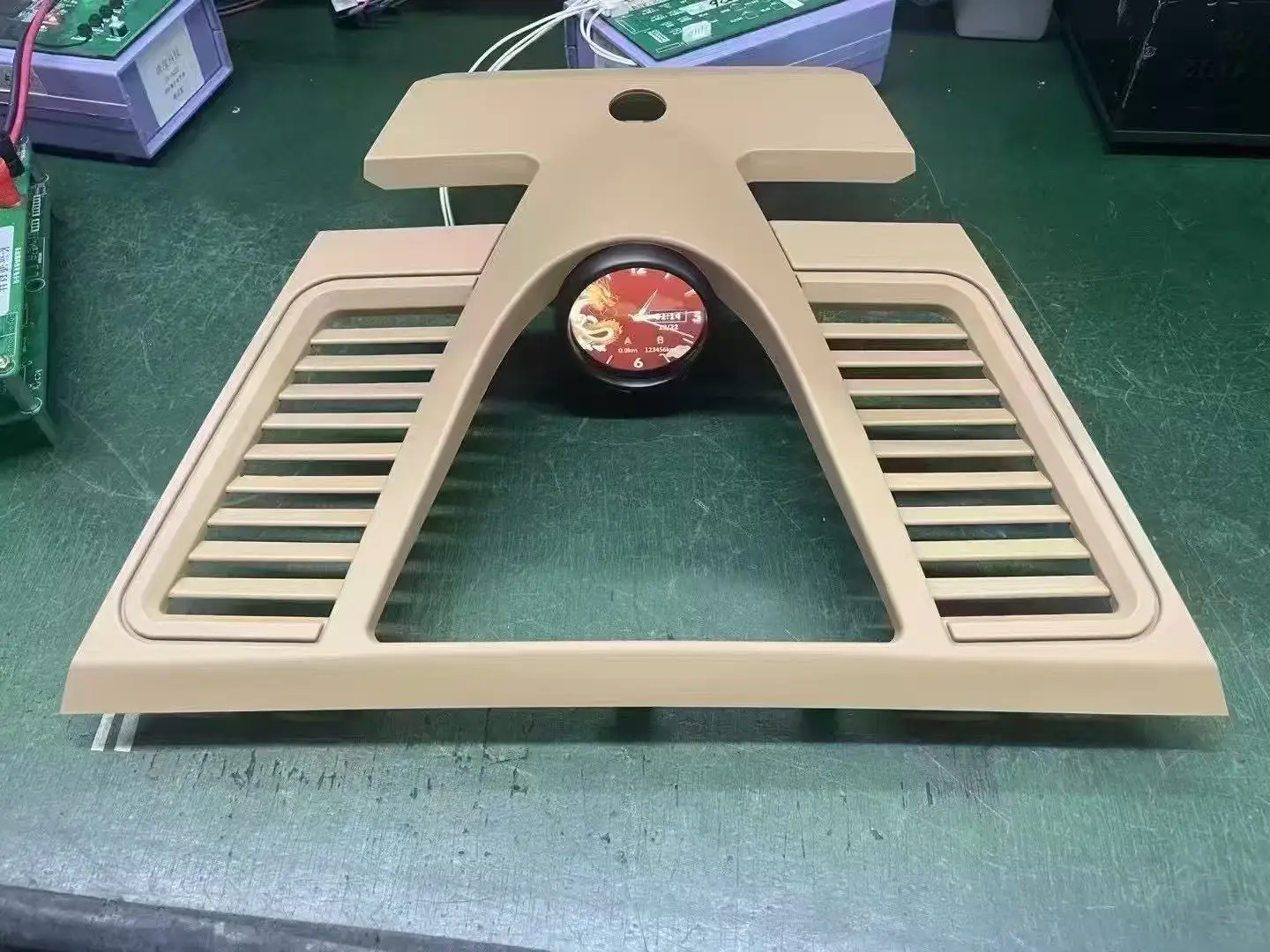 ZXY Interior Kits Center Dashboard Compass Chronometer Time Clock Cover Car Stopwatch for Porsche Panamera 2010-2016