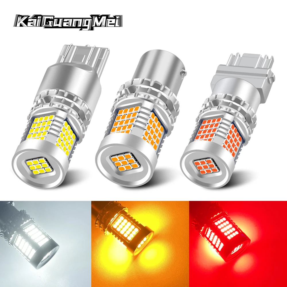 1PC Car LED CANBUS For 1156 BAU15S BA15S Retrofit Turn Signal Light 1157 BAY15D 3156 3157 T25 7440 7443 T20 Reversing Lamp Bulb