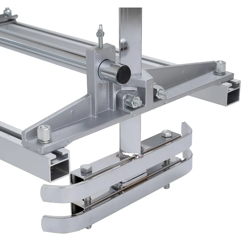 36-inch Chainsaw Mill and 9-FT Rail Mill Guide System,with Acrylic Board and 4 Tree Felling Wedges