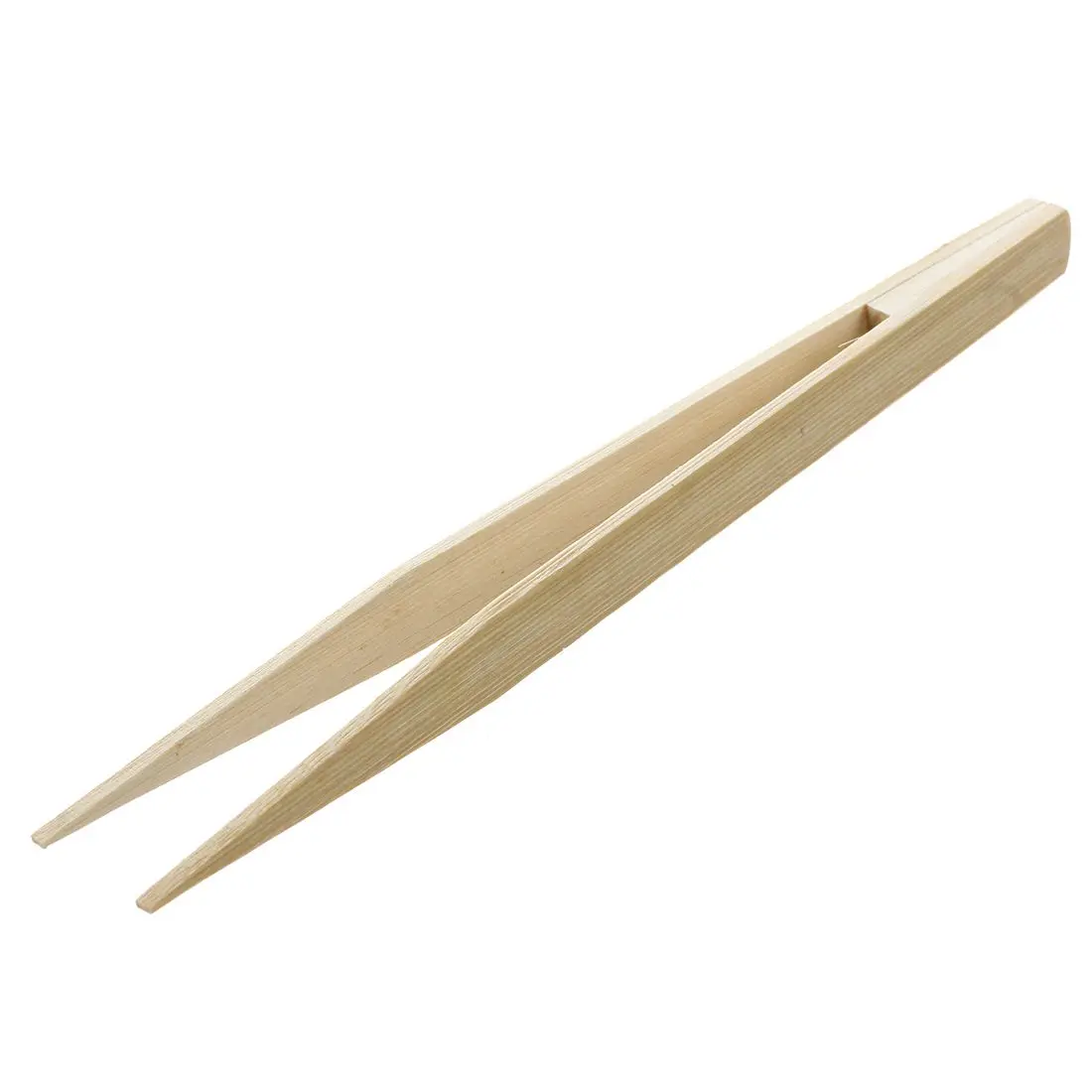 【2026 TOP Global】 Textured Bamboo Kongfu Tea Utensil Tweezers 14.5cm Wood Color