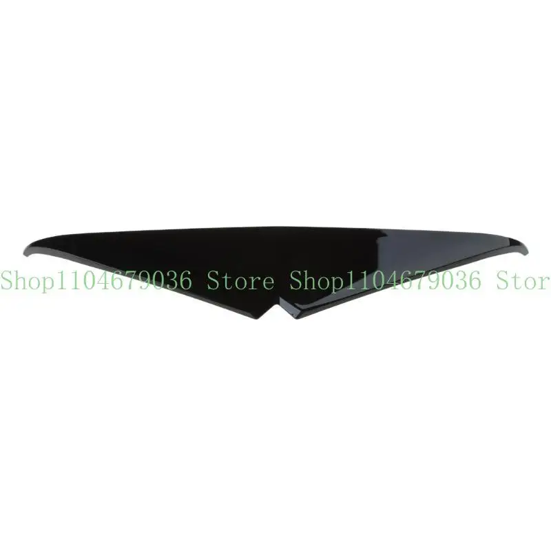 

652F Motorcycle Front Headlight Trim Motorbike Accessories Upper Tip Cover Headlamp Eyelid Sticker for Road CVO Glides 15-20