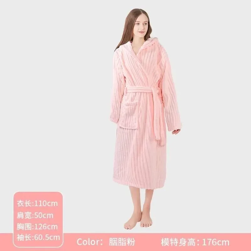 Can Worn or Wrapped Absorb Water Bath Towel for Adults Bathrobes Woman  Autumn Winter Enlarge Thicken The Shower Skirt Domestic