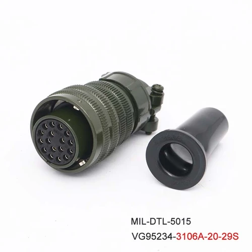 Imagen 2 del producto MIL-DTL-5015 Conectores de bayoneta 20-29S 20-29P VG95234 MS 3106A 3108A 3102A 3101A Enchufe
