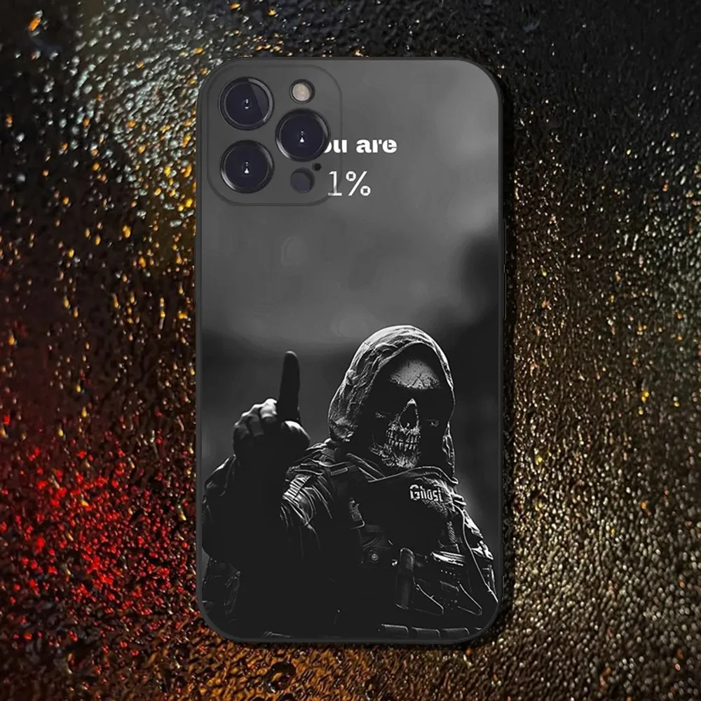 Army Special Forces Phone Case For iPhone 16,15,14,13,12,11 Plus,Pro Max,XS,X,XR,SE,Mini,8,7,Soft Silicone Black Cover