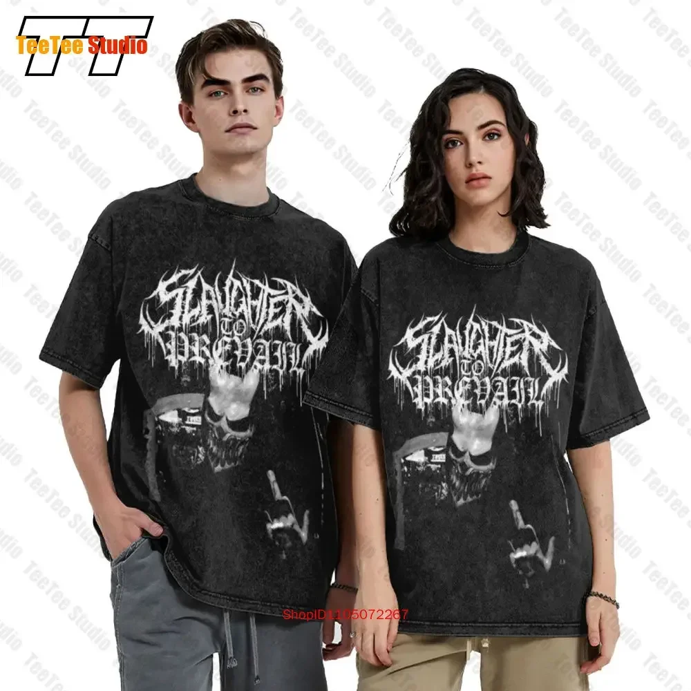 Limited Nwt Slaughter To Prevail Classic Band Black Metal Oversized T-Shirt Size S 2Xl 2GY4