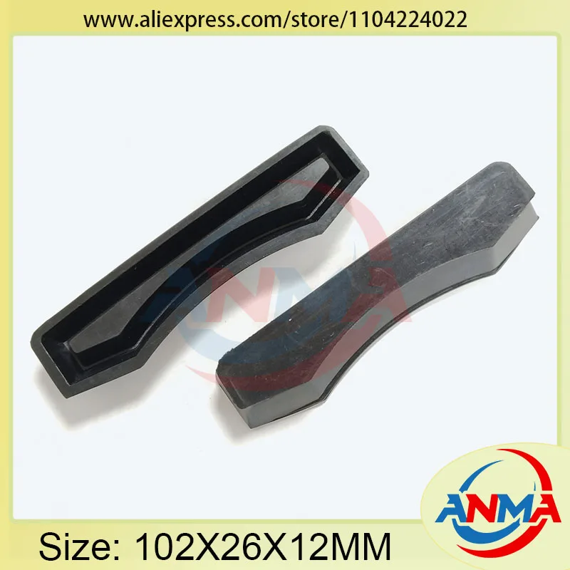 5Pieces 102mm UV Seal Rubber Doctor Blades For Man Roland 700 Ink Block heidelberg/KBA Printer Machine Parts Water Oil Scraper