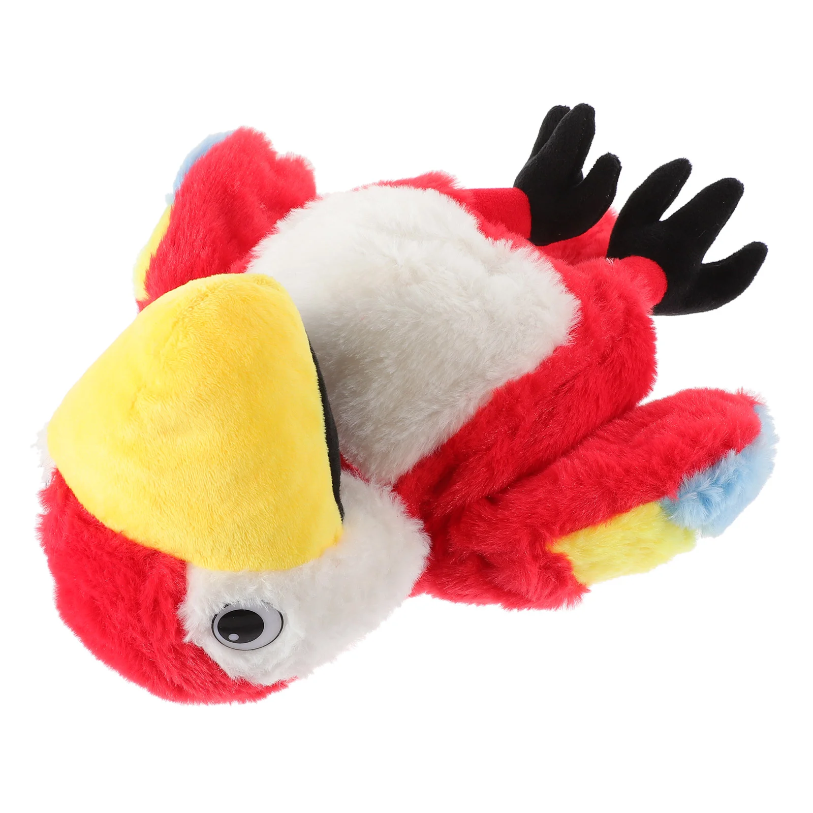 Jouet de marionnette de perroquet en peluche, oiseau de conte de fées, joli modèle coule, jouets drôles, main