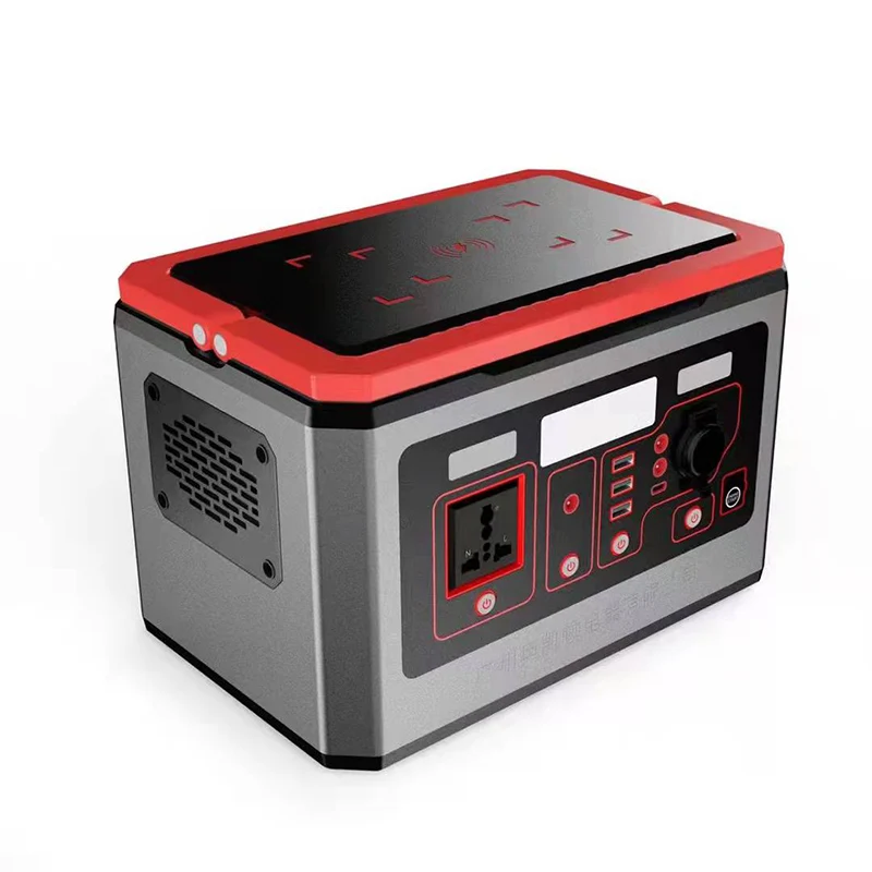 Portable Solar Power Station Outdoor Emergency Power Supply 500W / 577WH Solar Generator Fast Charging LifePo4 Battery