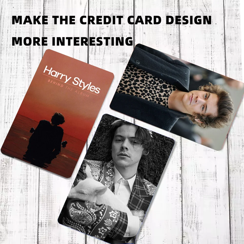 H-HaRRyS Singer S-Styles Stickers Cartoon Credit Card Visa Debit Bank Charge Card Bus Metro Waterproof Sticker Decal Decoration