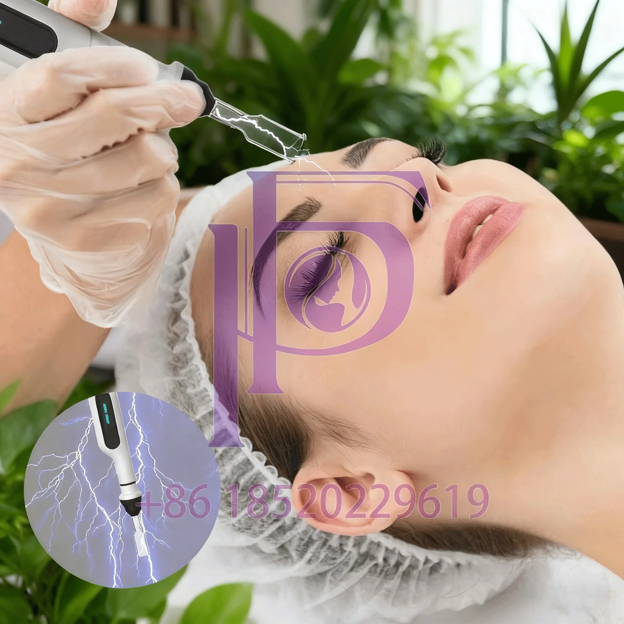 8-in-1 Fusion Plas/Ma Ozon Plasma Machine Koude Warme Modus Huidverstrakking Lifting Acne Verwijdering Huidverzorging apparaat