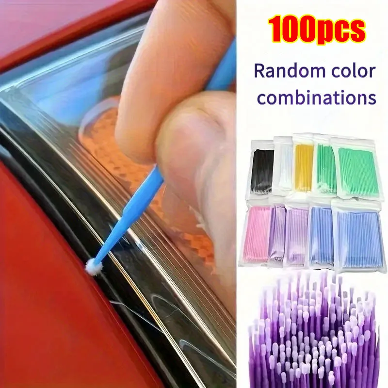 

100Pcs/Packs Used For Makeup And Eyelash Cleaning Mini Cotton Swab For Easy And Precise Application Of Eyelash Adhesive Grafting