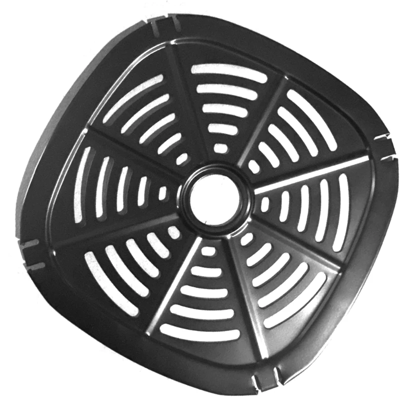 حصائر الطبخ المعدنية للمقلاة الهوائية، حصائر شواء آمنة للفرن، وسادة مقلاة هوائية من الفولاذ الكربوني A0NC