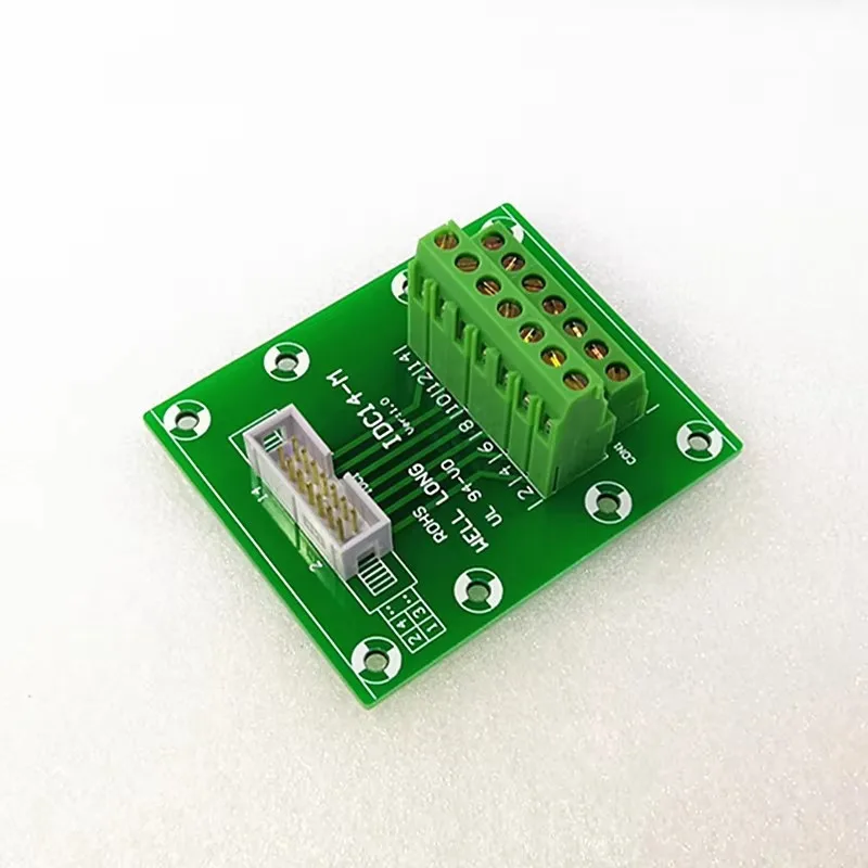 2Pcs/Lot DC3 14 p 2x5Pins Header Breakout Board, Terminal Block, Stecker.