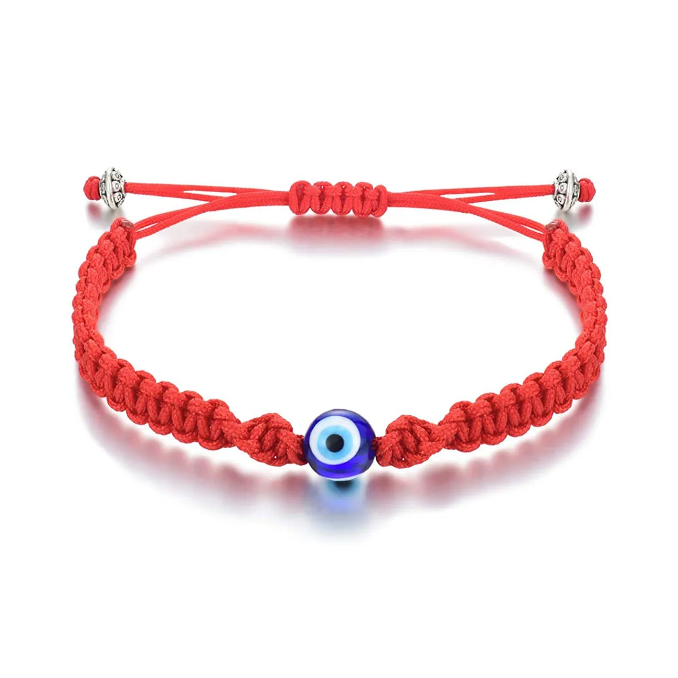 Zinc Alloy Hamsa Hand Glass Beads Evil Eye Lucky Knot Bracelet Women Kid Girl Kaballah Infinity Love Star Charm Handmade Jewelry