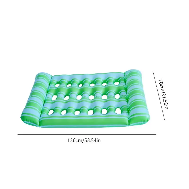 Zwembad Drijft Volwassen Opblaasbare Verdikte Pvc Water Float Voor Zwembad Ergonomisch Ontwerp Floaties Met Sterke Ondersteuning Comfortabel