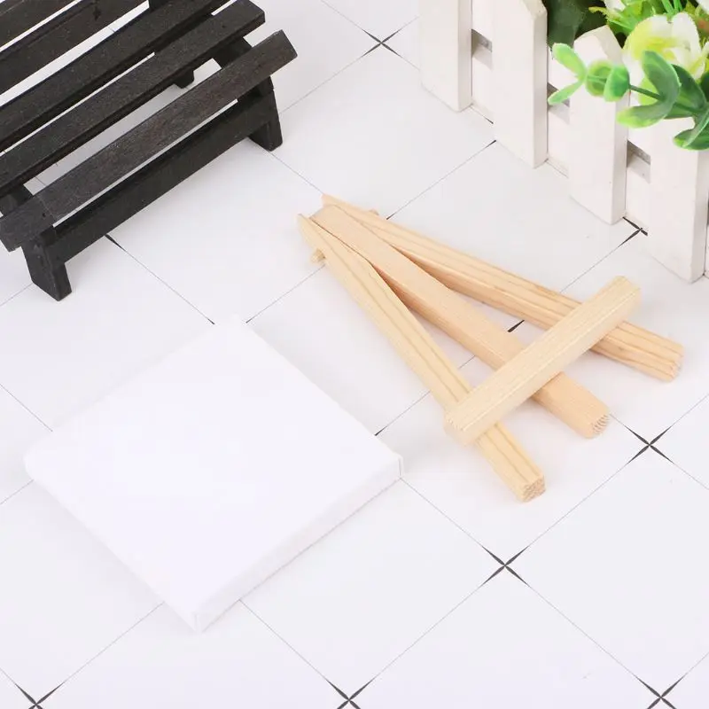 Mini Wooden Easel Meeting Wedding Table Number Name Card Stand for Home Bedroom Living Room Decoration Multifunction P9JD