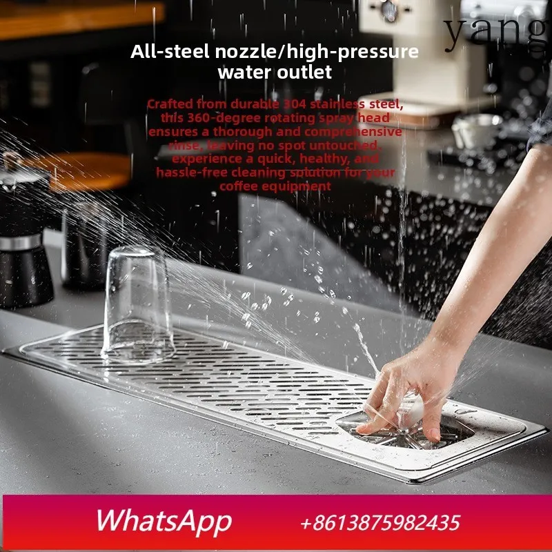 

LMM cup washer high pressure cup washer coffee utensils coffee bar cup washer with drain tray