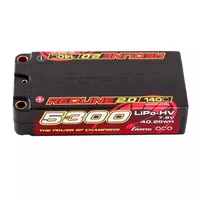 Gens ACE REDLINE 2.0 7.6V 5300mAh 140C 2S Competition Series High Voltage LiPo Battery for 1/10 RC Drift Racing On-Road Car