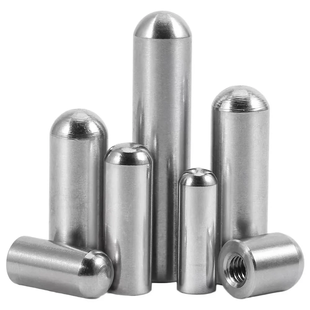 Zylindrische Innengewinde-Stiftbolzen, runde Schnellspann- und Positionierungsstifte, M3-M10, CNC-Werkzeug, Hardware, Drehmaschinenzubehör – Detail 18