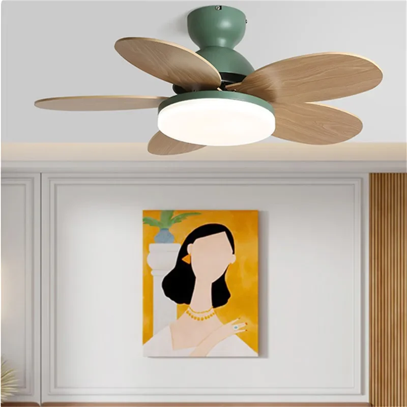 TEMAR Modern Fan Light LED Luxury Living Room Restaurant Bedroom Children's Room Ceiling Fan Light Remote Electric Fan Light