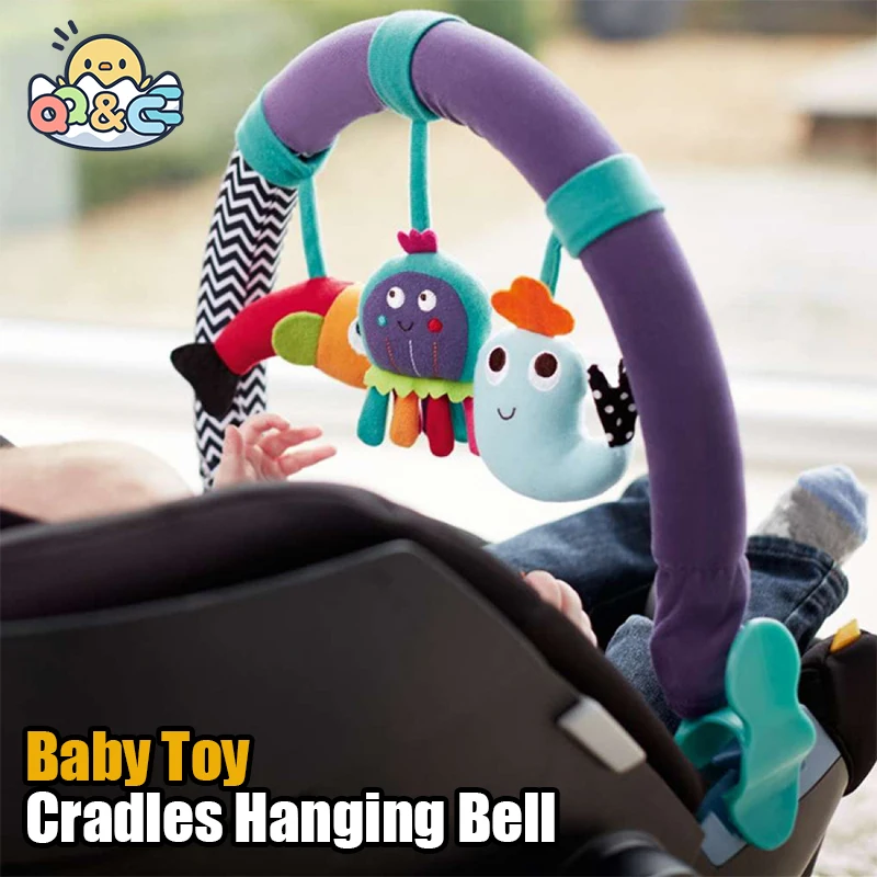 Baby Toy Toddler Cribs Cradles Hanging Bell Baby Stuff Newborn Stroller Stroller Play Arch Bed Toys for Babies From 12 Months