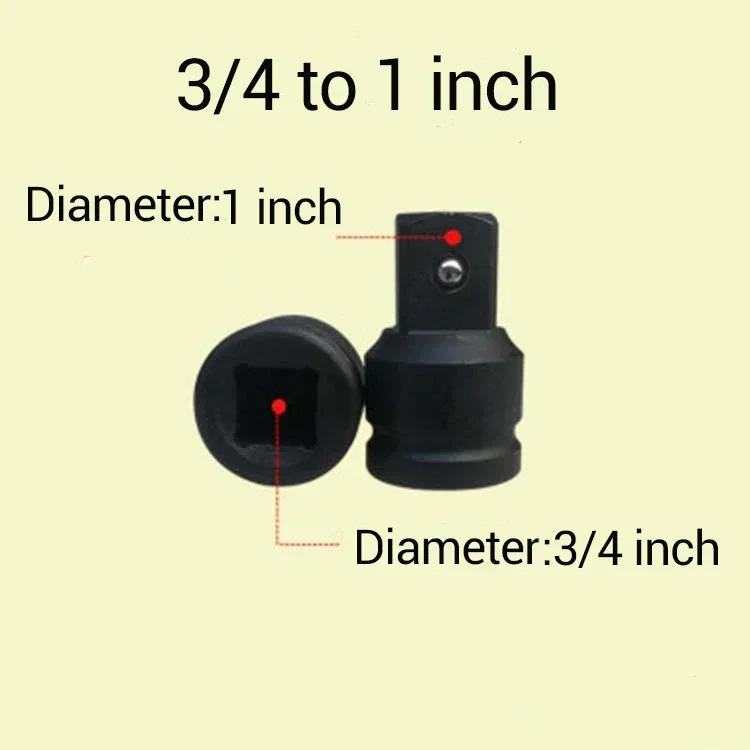 

Repair 1/2 Socket Sleeve 1 Air 3/4 Adapter Drive Reducer Tools Converter inch Joint Impact Wrench 1pc Adaptor