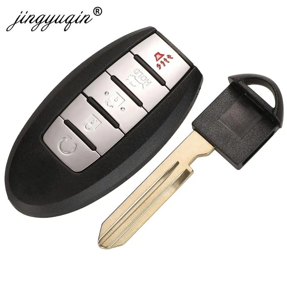 jingyuqin CWTWB1G744 Keyless for Nissan Patrol Armada 5 Buttons 433.92Mhz FSK ID46 Pcf7952 Chip Smart Remote Car Key Fob