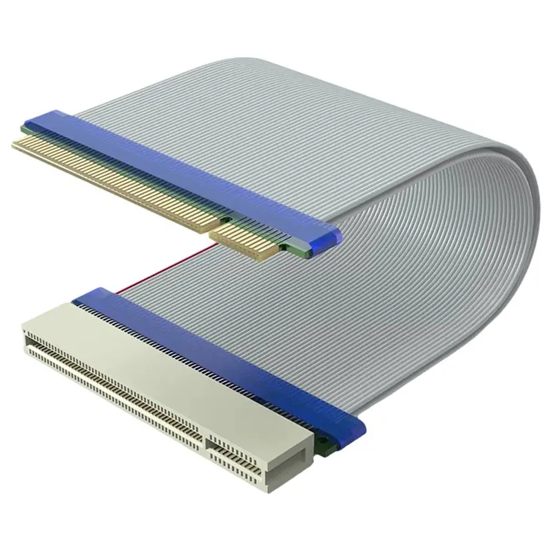Cable de extensión flexible para tarjeta riser ABDW-PCI-E 16X - Adaptador PCI-E 16X a 16X diseñado para cajas de formato pequeño 1U 2U